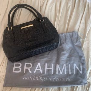 BRAHMIN BLACK MELBOURNE HANDBAG